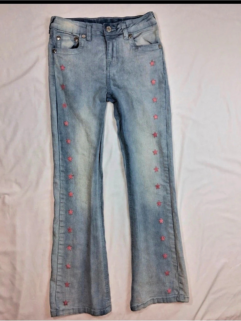 True Religion Star Detail Bootcut Jeans Size M (10/12)